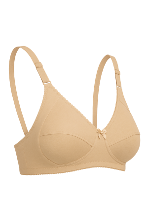 Bella Secret B02BE – biustonosz bawełniany OEKO-TEX®, komfort bez fiszbin