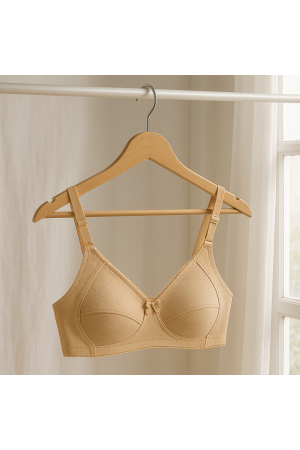 Bella Secret B02BE – biustonosz bawełniany OEKO-TEX®, komfort bez fiszbin