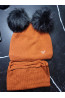 Winter Set “Bear” – Hat with Pom-Poms & Neck Warmer | Kids Warm Set