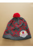 Boys’ Winter Hat Graphite & Red – Sport Style and Warmth