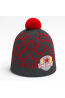 Boys’ Winter Hat Graphite & Red – Sport Style and Warmth