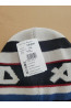 Boys’ Winter Hat – Navy, Grey, Red & Blue Stripes