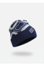 Boys’ Knit Hat – Navy & Grey with “Driver Crazy” Patch