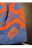 Boys’ Knit Hat – Blue & Orange with “Driver Crazy” Patch