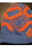 Boys’ Knit Hat – Blue & Orange with “Driver Crazy” Patch