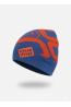 Boys’ Knit Hat – Blue & Orange with “Driver Crazy” Patch