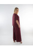 Burgundy Women's Co-ord Set – Top & Trousers | DOREDO