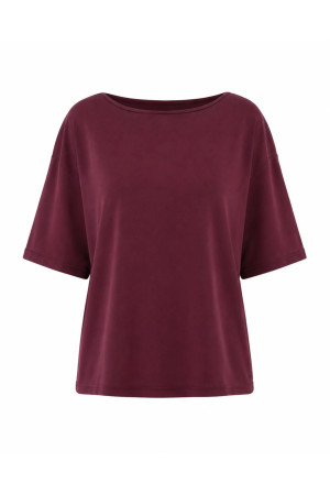 Burgundy Women's Co-ord Set – Top & Trousers | DOREDO