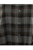 Oversized Women's Shirt in Green Check | DOREDO