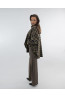 Women's Oversized Yellow Check Shirt | DOREDO