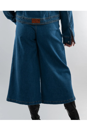 DOREDO Premium Denim Culotte Trousers