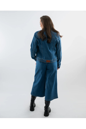 DOREDO Jeansowe Spodnie Culotte Premium