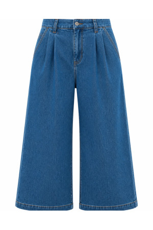 DOREDO Premium Denim Culotte Trousers