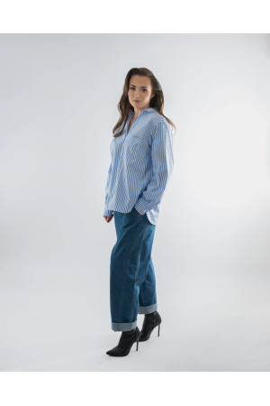 DOREDO Jeans Premium z Podwiniętą Nogawką