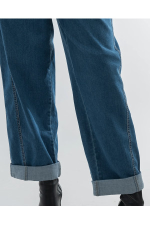 DOREDO Jeans Premium z Podwiniętą Nogawką