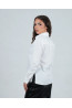 White Slim-Fit Women's Shirt PREMIUM | DOREDO