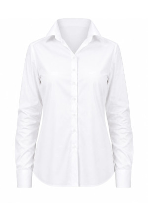 White Women's Regular Premium Shirt | DOREDO