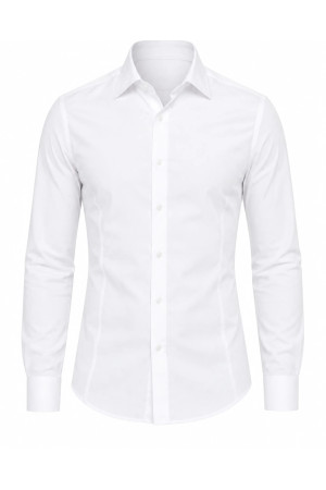 DOREDO White Slim-Fit Men's Shirt PREMIUM