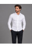 DOREDO White Slim-Fit Men's Shirt PREMIUM