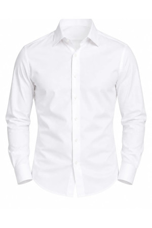 DOREDO White Men's Regular Fit Shirt PREMIUM