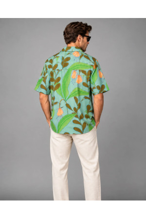 DOREDO Hawaiian Shirt Unisex PREMIUM – Botanical Print