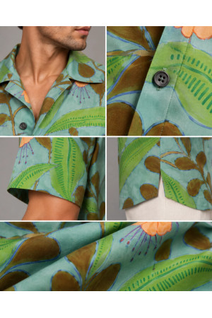 DOREDO Koszula Hawajska Unisex PREMIUM | Retro Print