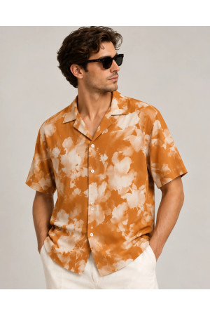 DOREDO Premium Unisex Hawaiian Shirt – Orange Blossom