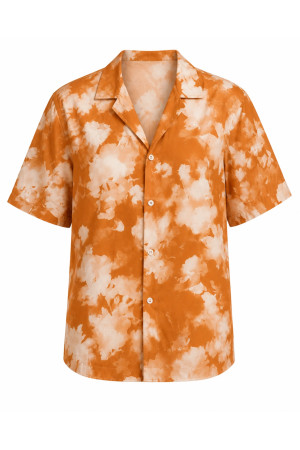DOREDO Premium Unisex Hawaiian Shirt – Orange Blossom