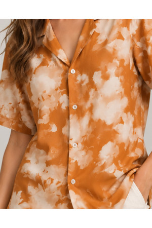 DOREDO Premium Unisex Hawaiian Shirt – Orange Blossom