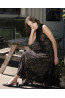 Black Lace Evening Dress – DOREDO