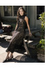 Black Lace Evening Dress – DOREDO