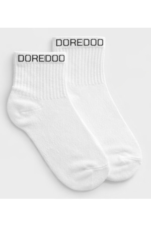 Białe skarpety Basic UNISEX premium DOREDO