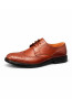 (0093) Brązowe buty skórzane Windsor Brogue