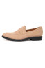 (0096) Beżowe mokasyny zamszowe Sand Penny Loafer