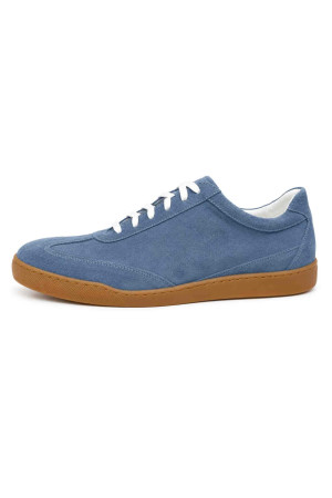 (0098) Błękitne sneakersy zamszowe Azure Gum Sneaker