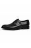 (0099) Czarne buty skórzane Monaco Double Monk Black