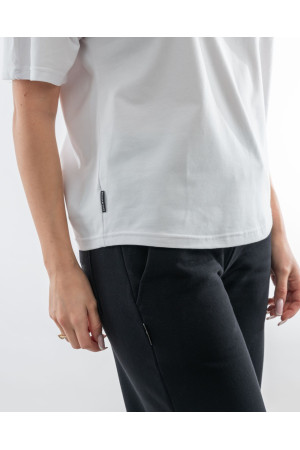 Biały T-shirt Damski Basic Premium DOREDO