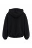 (0082) Czarna bluza damska z kapturem premium