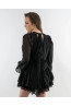 Black Lace Mini Playsuit | DOREDO